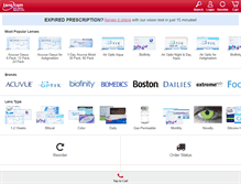 Tablet Screenshot of lenses.com
